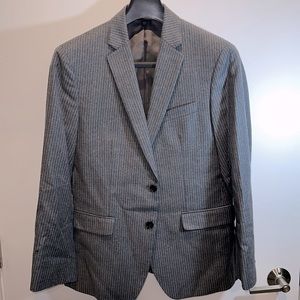 Banana Republic 40S Slim Fit pants 35/30 suit grey with stripes